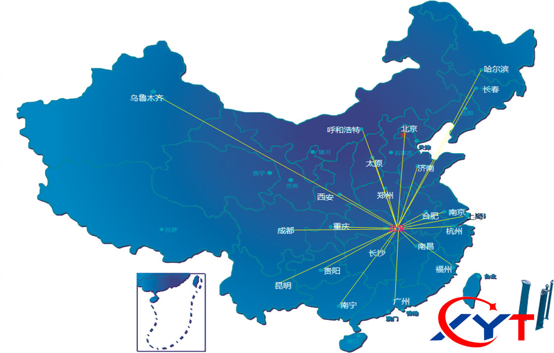 武漢貨運公司提供武漢到全國物流運輸服務,一手車源,整車資源充